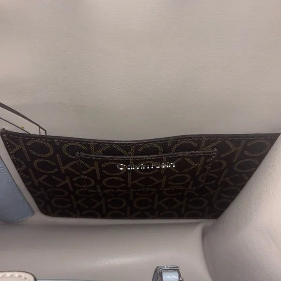 Calvin Klein Blue Tote Bag - Picture 7 of 12